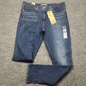 Levis 311 Shaping Skinny Jeans Womens 16 Medium W33 L30 Blue Mid Rise Hypersoft